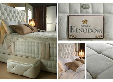 Дизайнерская кровать с матрасом из 100% натурального латекса коллекция "Dream Kingdom"
